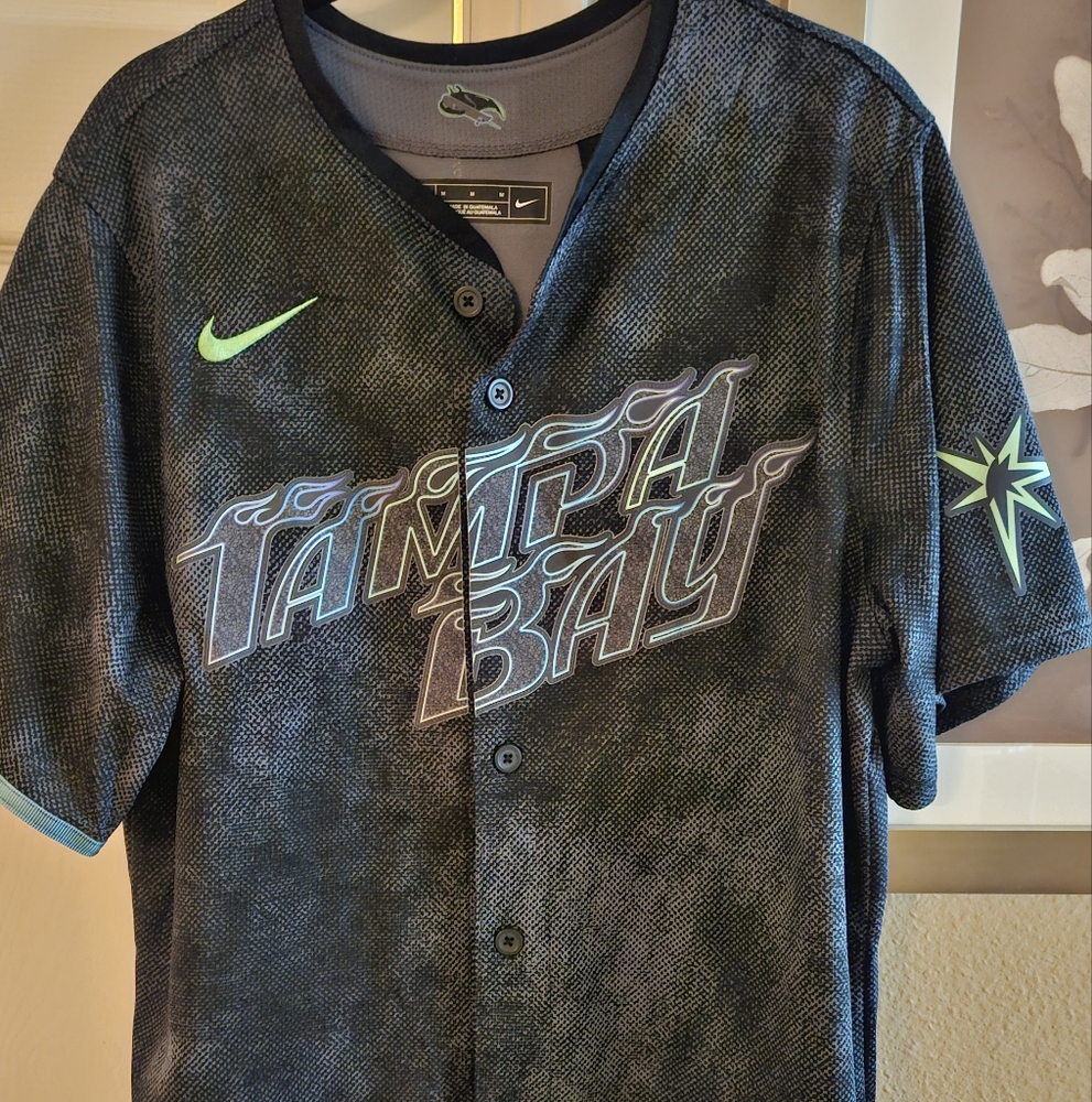 Tampa Bay Rays MLB City Connect Nike Jersey # 20 Mens M Medium